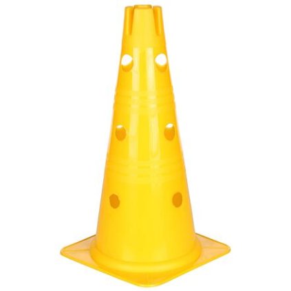 Vario kužel s otvory žlutá 38 cm
