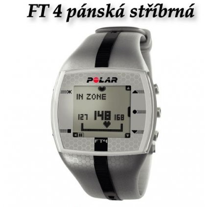 Polar Řemínek pro FT4/FT7 pánský stříbrno černý