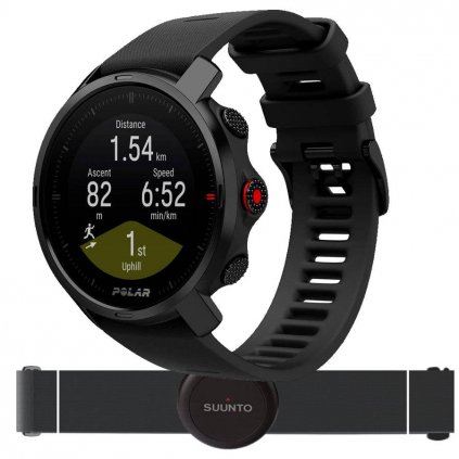 Polar Grit X černý + Smart Sensor