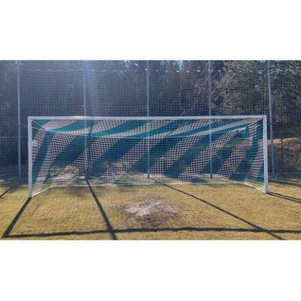 Football A11 M100 fotbalová síť bílá-zelená