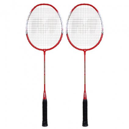 Classic set badmintonová raketa červená