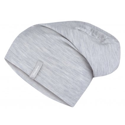 Merino čepice Merhat light grey