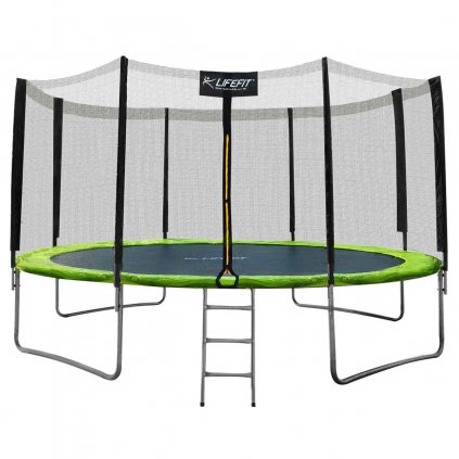 Trampolína LIFEFIT® 14' / 424cm vč.sítě a schůdků