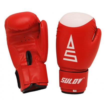 Box rukavice SULOV® DX, červené (Box velikost 10oz)