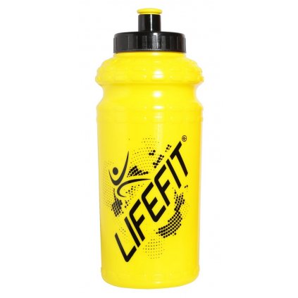 Cyklo láhev LIFEFIT® 9992, 600ml, žlutá
