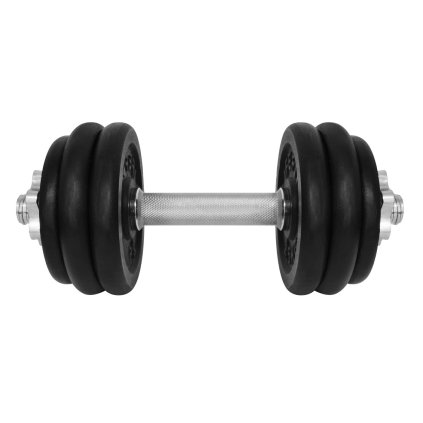 Činka nakládací LIFEFIT® jednoruční 15 kg, 30mm tyč/6x kotouč
