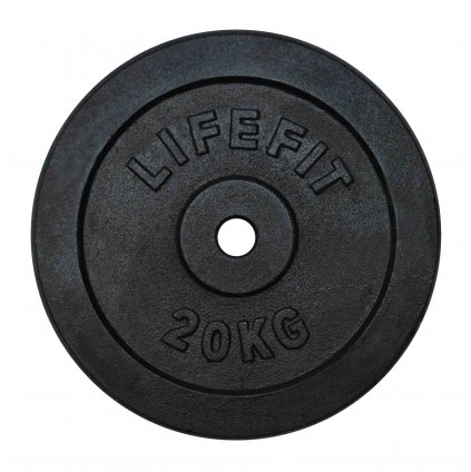 Kotouč LIFEFIT® 20kg, kovový, pro 30mm tyč