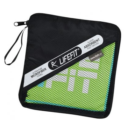 LIFEFIT® rychleschnoucí ručník z mikrovlákna 70x140cm, zelený