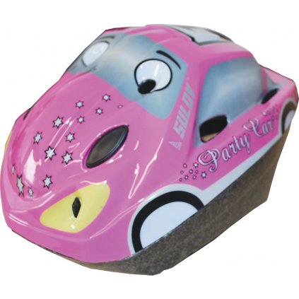 Dětská cyklo helma SULOV® CAR, růžová