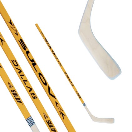 Hokejka SULOV® DALLAS, 125 cm, dýha-plast (Zahnutí hole Levá)