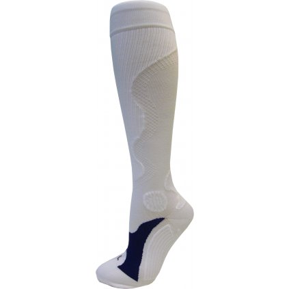 Kompresní sportovní ponožky WAVE, bílé