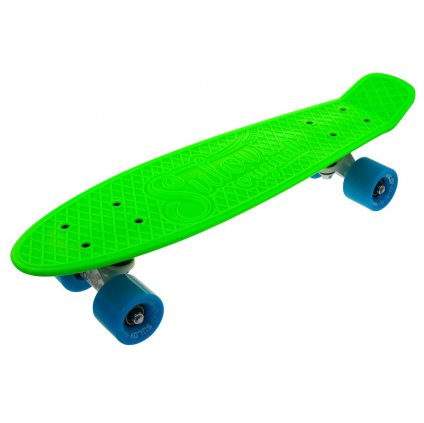 Penny board 22" SULOV® NEON SPEEDWAY zeleno-modrý