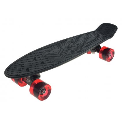 Penny board 22" SULOV® RETRO VENICE černo-tr.červený