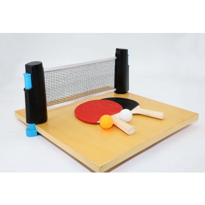 Set na pingpong RULYT®, 2 x raketa, 3 x míč, síťka