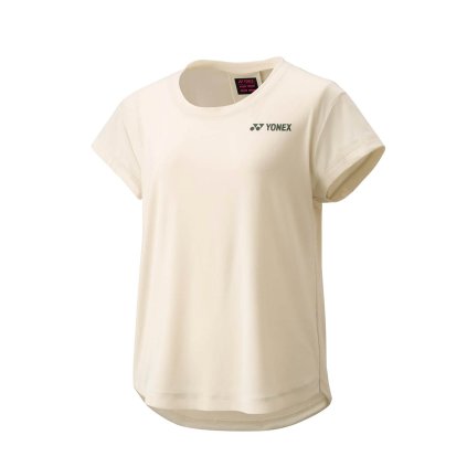 Dámské triko YONEX 16630 - béžové (Velikost XS, kód KCTL166304_1-12-21-537)