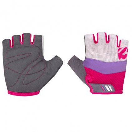 Simple 2.0 dětské cyklistické rukavice lila-růžová (Velikost oblečení 7-8)