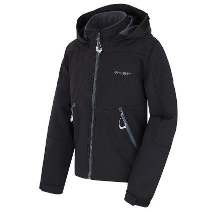 Dětská softshell bunda Salex K black