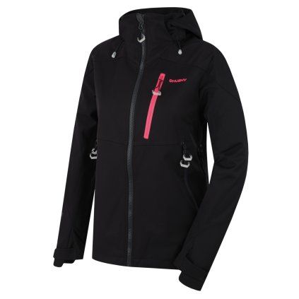 Dámská softshell bunda Sauri L black (Velikost L)