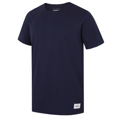 Pánské bavlněné triko Tee Base M dark blue (Velikost L)