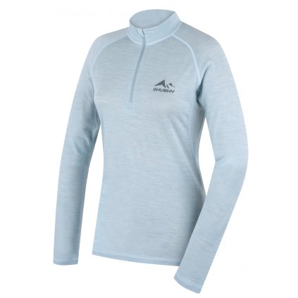 Merino termoprádlo triko Merow Zip L faded mint (Velikost L)