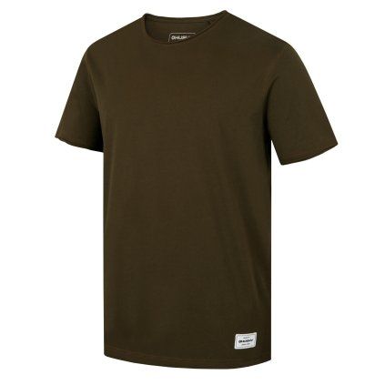 Pánské bavlněné triko Tee Base M dark khaki (Velikost L)