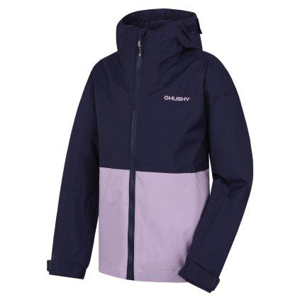 Dětská hardshell bunda Nicker K purple (Velikost 122)