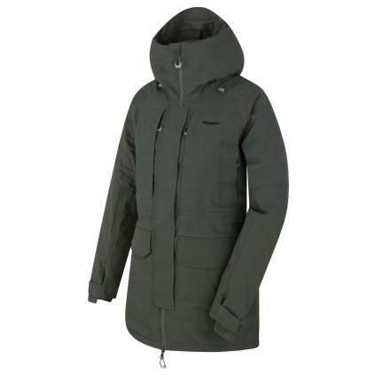 Dámská hardshell bunda Nigalo L dk. grey green