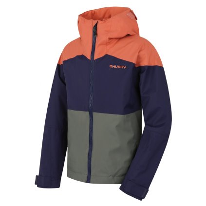 Dětská hardshell bunda Nicker K faded green