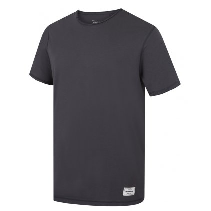 Pánské bavlněné triko Tee Base M dark grey (Velikost L)