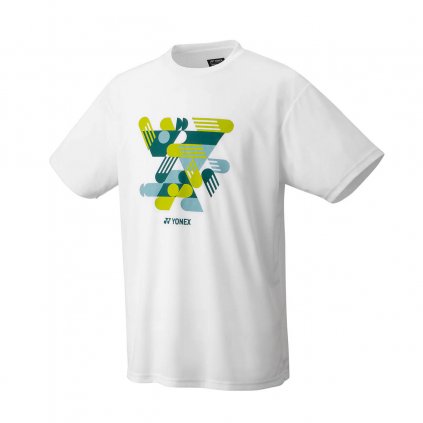 Triko YONEX 0043 - bílé (Velikost XS, kód KCTYM00434_1-21-501)