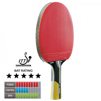 Stolní tenis pálka DUNLOP REVOLUTION 5000 (Velikost Univerzální)