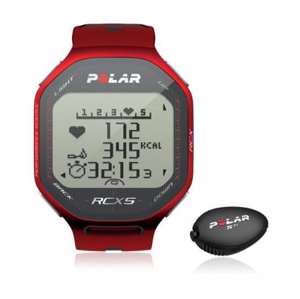 Polar RCX5 Run S3+ červená