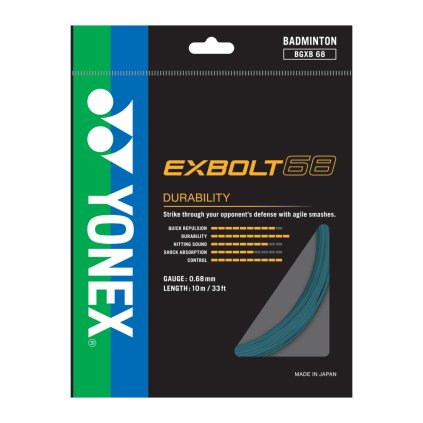 Badmintonový výplet YONEX EXBOLT 68 - 200 m