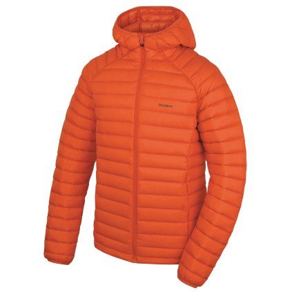 Pánská péřová bunda Dreeser M orange (Velikost L)
