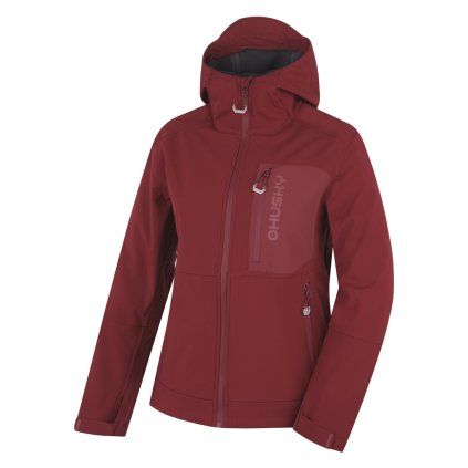 Dámská softshell bunda Samai L bordo (Velikost L)