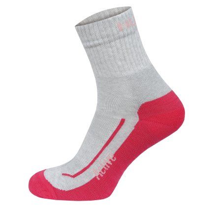 Ponožky Active grey/red (Velikost L (41-44))