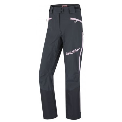 Dámské hardshell kalhoty Kippe L dark grey (Velikost L)