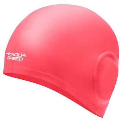 Volume Ear Cap koupací čepice lososová