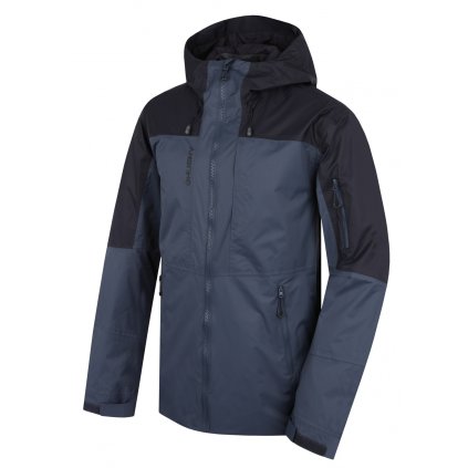 Pánská hardshell bunda Nickin M anthracite/black (Velikost L)
