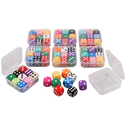 Dice Set AC6 házecí kostky sada 8 x 9 ks