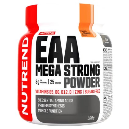 EAA Mega Strong Powder 300 g (Příchuť mango-pomeranč)