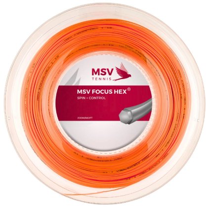 Focus HEX tenisový výplet 200 m oranžová (Průměr 1,23)