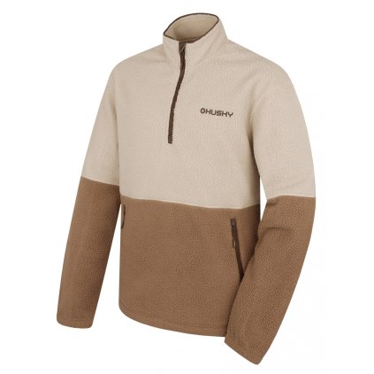 Pánská fleecová mikina Addy M beige (Velikost L)