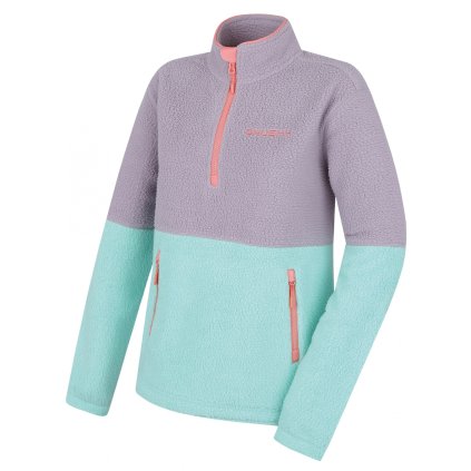 Dámská fleecová mikina Addy L purple/mint (Velikost L)