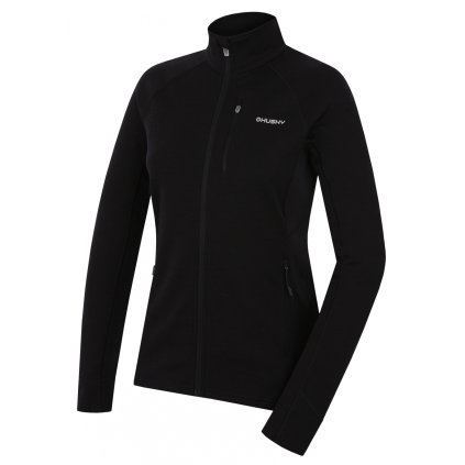 Dámská mikina z merino vlny Alou L black (Velikost L)