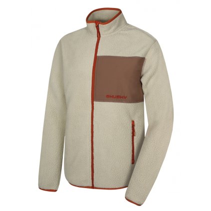 Pánská fleecová mikina Addy Zip M beige (Velikost L)
