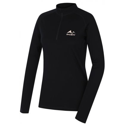 Merino termoprádlo triko Merow Zip L black (Velikost L)