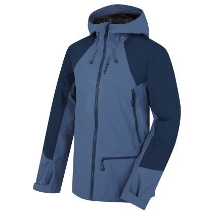Pánská hardshell bunda Nanola M blue (Velikost S)