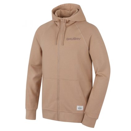 Pánská bavlněná mikina Brool M beige (Velikost L)