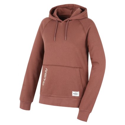 Dámská bavlněná mikina Buggy L brown (Velikost L)